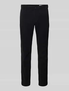 Chinosy o kroju regular fit z bawełny z dodatkiem streczu - Spodnie męskie - miniaturka - grafika 1