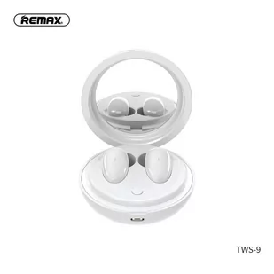 Remax Tws-9 Ze Stacją Dokującą I Lusterkiem Białe - Słuchawki - miniaturka - grafika 1
