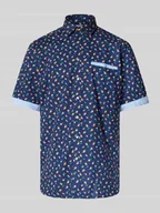 Koszule męskie - Koszula casualowa regular fit z kołnierzykiem typu kent - miniaturka - grafika 1