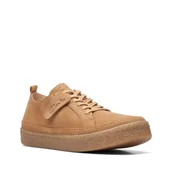 Półbuty damskie - Clarks Barleigh Lace [Light Tan Nubuck] - Rozmiar 43 - miniaturka - grafika 1
