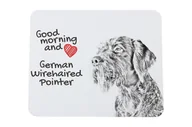 Podkładki pod mysz - Wyżeł niemiecki szorstkowłosy podkładka pod mysz z psem Art-Dog - miniaturka - grafika 1