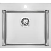 Zlewozmywaki - Deante Olfato Zlewozmywak 1-komorowy bez ociekacza ZPO_010B ZPO 010B [15367479] - miniaturka - grafika 1