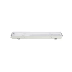 Oprawa hermetyczna SUNA 2xLED T8 G13 120cm IP65 1254x108x90 szary, z blachą 19-000-02 - Oprawy, klosze i abażury - miniaturka - grafika 1