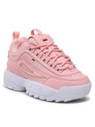Buty dla dziewczynek - Fila Sneakersy Disruptor Kids 1010567.40035 Różowy - miniaturka - grafika 1