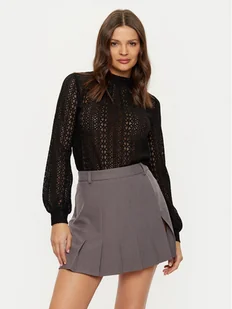 Morgan Bluzka 242-TIMOI Czarny Regular Fit - Bluzki damskie - miniaturka - grafika 1