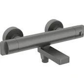 Baterie wannowe i prysznicowe - Bateria wannowa termostatyczna titanium Cejlo Deante - miniaturka - grafika 1