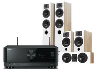 Kino domowe - Yamaha RXV-6A (czarny)+ Diva 5 (dąb) +Diva 3 (dąb) + Diva 7 (dąb) - miniaturka - grafika 1