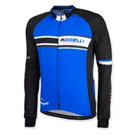 Bluzy na rower - ROGELLI ANDRANO bluza rowerowa niebieska - miniaturka - grafika 1