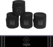Akcesoria jeździeckie - Eskadron Bandaże FLEECE Essence 2022 - black - miniaturka - grafika 1