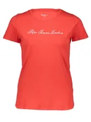 Koszulki i topy damskie - Pepe Jeans Koszulka w kolorze czerwonym - miniaturka - grafika 1