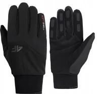 Rękawiczki - 4F CIENKIE RÄKAWICZKI SOFTSHELLOWE DOTYK / rozm XL - miniaturka - grafika 1