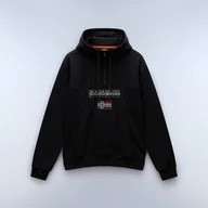 Bluzy męskie - Męska Bluza NAPAPIJRI BURGEE HZH 2.0 NP0A4I5E0411 – Czarny - miniaturka - grafika 1