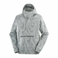 Kurtki i kamizelki sportowe damskie - Kurtka Salomon Outlife Ripstop Half Zip Alloy - miniaturka - grafika 1