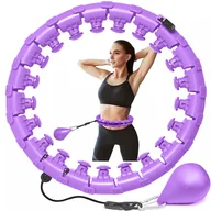 Pozostały sprzęt i akcesoria do ćwiczeń - HULA HOP ODCHUDZAJĄCE z WYPUSTKAMI MASAŻEREM SMART FIT - miniaturka - grafika 1