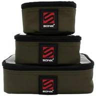 Inne akcesoria dla wędkarzy - ZESTAW TOREB WĘDKARSKICH SONIK POUCH SET - miniaturka - grafika 1