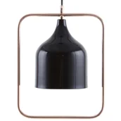 Lampy sufitowe - Beliani Lampa wisząca Lampa wisząca metalowa czarna MAVONE 79240 - miniaturka - grafika 1
