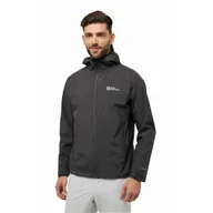 Kurtki męskie - Męska kurtka przeciwdeszczowa Jack Wolfskin PRELIGHT 2L INS JKT M black - S - miniaturka - grafika 1