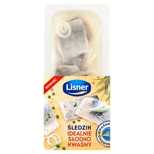 Lisner Śledzik idealnie słodko kwaśny 200 g - Konserwy i dania rybne - miniaturka - grafika 1