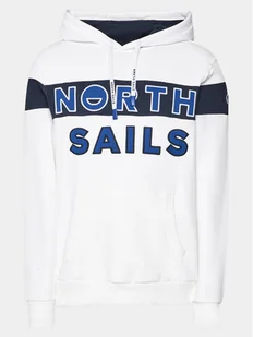 North Sails Bluza 691250 Biały Regular Fit - Bluzy męskie - miniaturka - grafika 1