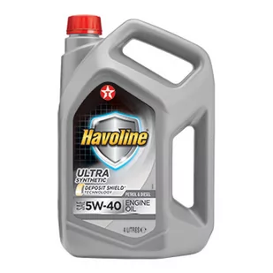 Texaco Havoline Ultra S SAE 5W/40 4L - Oleje silnikowe - miniaturka - grafika 2