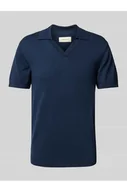 Koszulki męskie - T-shirt z dekoltem w serek model ALLI - Blend - miniaturka - grafika 1