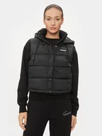 Kamizelki damskie - Guess Bezrękawnik Breana V4RL02 WFYE2 Czarny Regular Fit - miniaturka - grafika 1