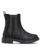 Buty dla chłopców - Clarks Botki Astrol Orin T 261541066 Czarny - miniaturka - grafika 1