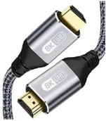 Kable komputerowe i do monitorów - Kabel HDMI - HDMI 2.1, VRR, eARC, 8K 60Hz, 4K 120Hz, 48 Gb/s, 2m - miniaturka - grafika 1