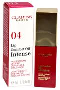 Balsamy do ust - Clarins Lip Comfort Oil Intense 7ml olejek do ust 04 intense rosewood - miniaturka - grafika 1