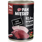 Mokra karma dla psów - PAN MIĘSKO - Karma mokra dla psa indyk z jeleniem puszka 400g - miniaturka - grafika 1