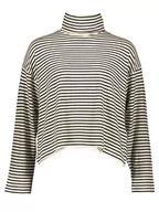 Koszulki i topy damskie - Vero Moda Koszulka w kolorze beżowo-czarnym - miniaturka - grafika 1