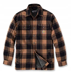 Koszula Wierzchnia Carhartt Heavyweight Flannel Sherpa - Koszule męskie - miniaturka - grafika 1