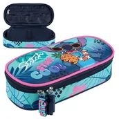 Piórniki - St. Majewski Piórnik Szkolny Saszetka Usztywniona Z Wewnętrzną Klapką Etui Na Przybory Szkolne Stitch Stay Cool - miniaturka - grafika 1