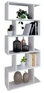 Półki do salonu - Biały regał z 5 półkami N0-H78 - miniaturka - grafika 1