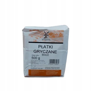 Płatki Gryczane Białe 500g Młyn Kopytowa Polski Produkt Zdrowe Śniadanie - Płatki śniadaniowe i musli - miniaturka - grafika 1