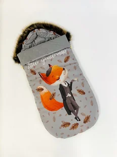 Śpiworek do spacerówki Fox - Śpiworki dla dzieci - miniaturka - grafika 1