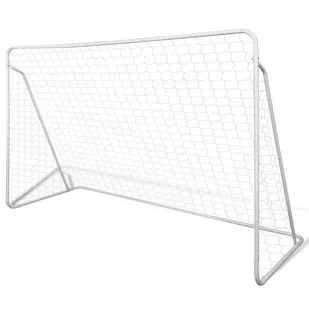 vidaXL Vidaxl Stalowa Bramka Do Piłki Nożnej 240 X 90 150 Cm - Piłka nożna - miniaturka - grafika 1