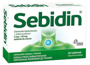 GlaxoSmithKline Sebidin 20 szt. - Przeziębienie i grypa - miniaturka - grafika 1