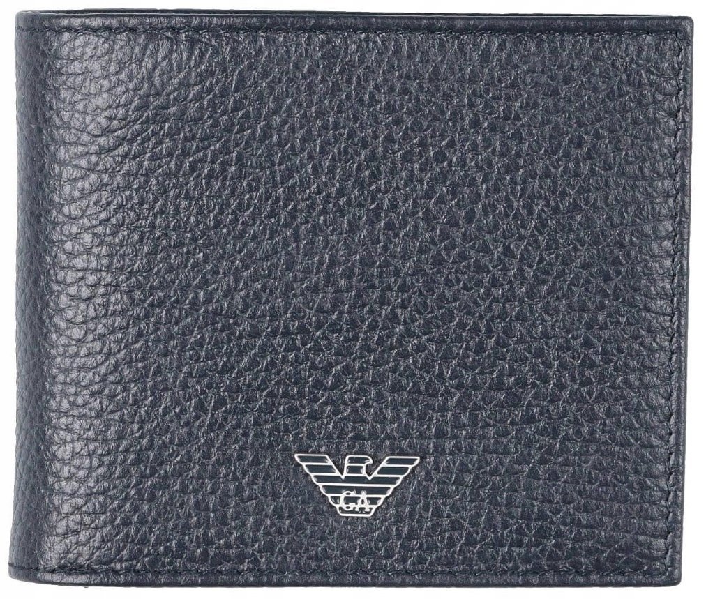 Emporio Armani Oryginalny Portfel Męski Ze Skóry W Pudełku