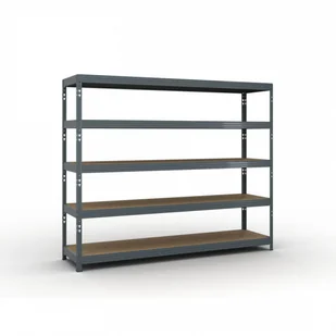 B2B Partner Regał półkowy 2000 x 2400 x 600 mm, nośność 450 kg 540036 - Regały biurowe - miniaturka - grafika 1