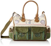 Torebki damskie - Desigual Womens Fabric Shoulder Bag, Green, U - miniaturka - grafika 1
