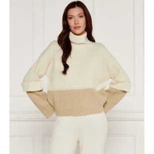 BOSS Wełniany sweter | Loose fit - Swetry damskie - miniaturka - grafika 1