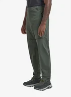 Spodnie narciarskie - Spodnie turystyczne Jack Wolfskin Hikeout Zip Away Pants - slate green - miniaturka - grafika 1