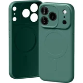 Etui i futerały do telefonów - Etui MERCURY Semi-Silicone MagSafe do Apple iPhone 17 Pro Zielony - miniaturka - grafika 1