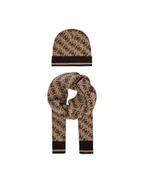 Apaszki i szaliki męskie - Guess Zestaw Szalik i Czapka GFBOXM P6102 Beżowy - miniaturka - grafika 1