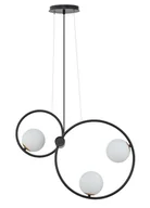 Lampy sufitowe - Dekoracyjna lampa wisząca z białymi kloszami SIG 33474 z serii AQUA - miniaturka - grafika 1