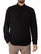 Koszule męskie - G-STAR RAW Men's Marine Slim koszula męska, czarna (dk Black gd 7647-B564), L, Czarny (Dk Black Gd 7647-b564), L - miniaturka - grafika 1