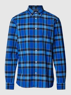 Koszule męskie - Koszula casualowa z kołnierzykiem typu button down model ‘OXFORD’ - grafika 1