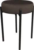 Taborety i hokery - Atos Taboret TORIN MG VELVET brązowy - miniaturka - grafika 1
