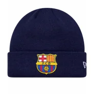 Czapki damskie - Czapka zimowa New Era Cuff Beanie FC Barcelona Core Adult 60846897 - miniaturka - grafika 1